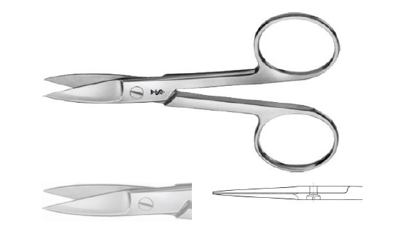 Ножиці для нігтів прямі 95 мм